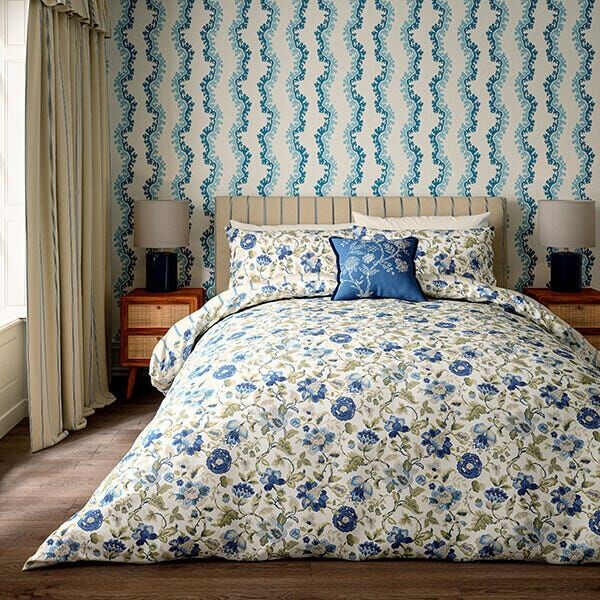 Sanderson Options Amanpuri Cover Set Blue