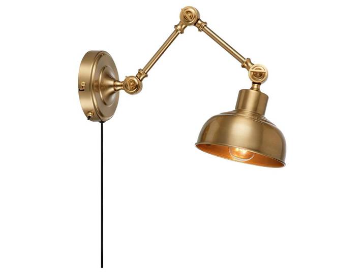 Wandleuchte Grimstad Messingfarben max. 60 Watt Wandlampe