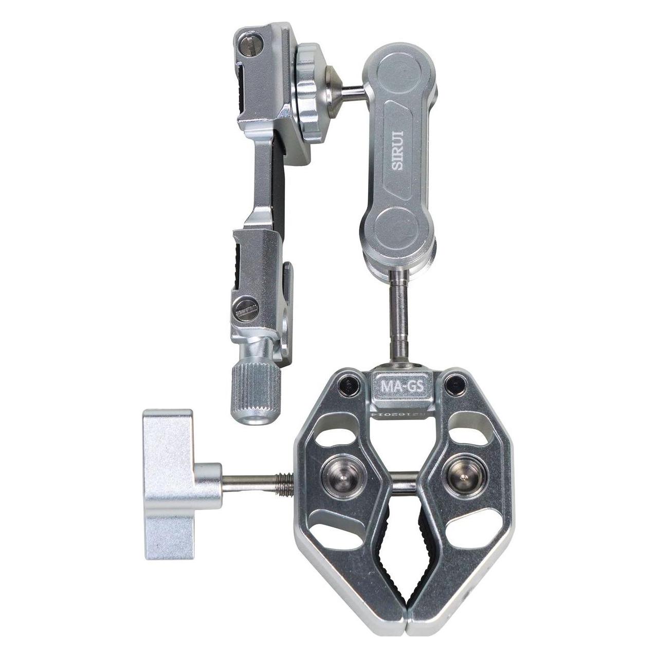 Sirui MA-GS Crap Clamp mit Magic Arm und Smartphone Halterung Silber (Stativklemme) (781060)