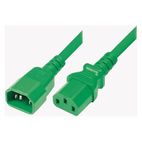 Générique AC Power extension cord monitor/UPS Green - 1.80 m (1.80 m) (808046)