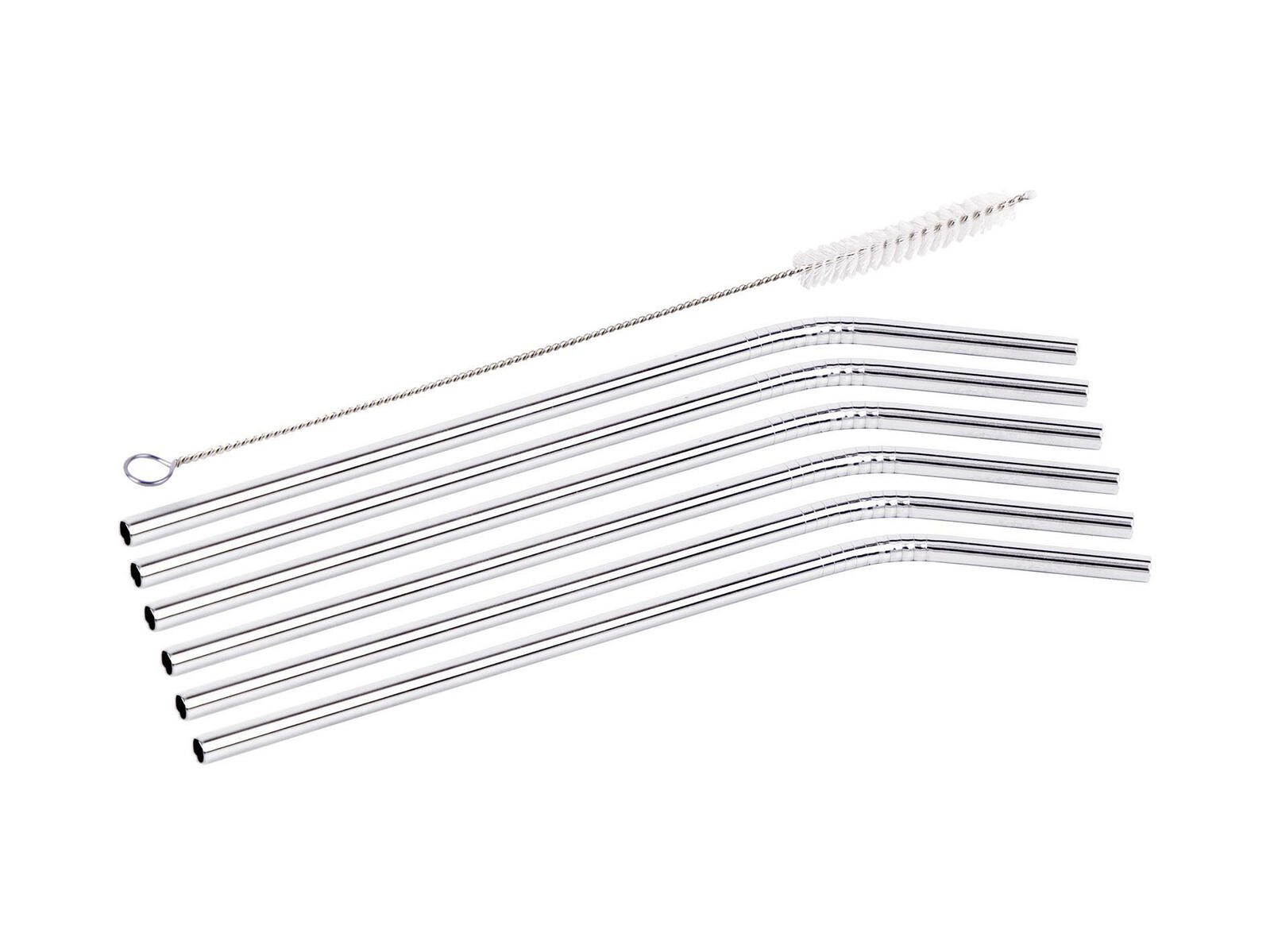 chg Edelstahl-Strohhalme EasyDo silber 318200
