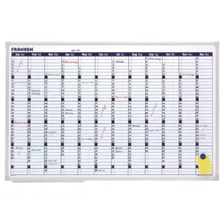Franken Planungstafel »Jahreskalender X-tra! Line VO-12« grau