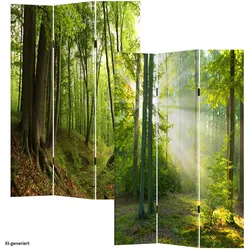 HTI-Line, Paravent + Raumteiler, Paravent Bäume (120 x 170 cm)