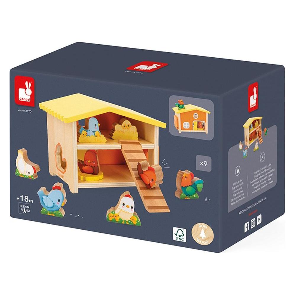 Janod Mein erster Hünerstall (Deutsch, 1.50 - 4 Jahre) (190.03311)