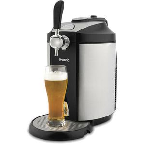H.Koenig Bierzapfanlage BW1890, mit Kühlung & CO2-Patronen, für 5 Liter Fässer