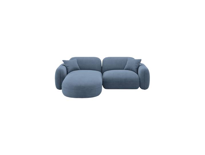 3-Sitzer Design Ecksofa „Lucien“ Strukturstoff Jeansblau CXL by Christian Lacroix