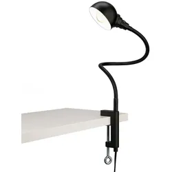Schraubklemmleuchte Stiletto Halbkugel-Reflektor schwarz