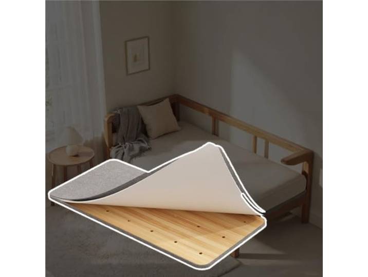 LSMDPT rollrost Bettrahmen-Stützbrett, Robustes, Hartes Bettbrett Aus Massivem Holz Zur Unterstützung Der Wirbelsäule Und Entlastung Lendenwirbelsäule(L W 150 x 50 cm)
