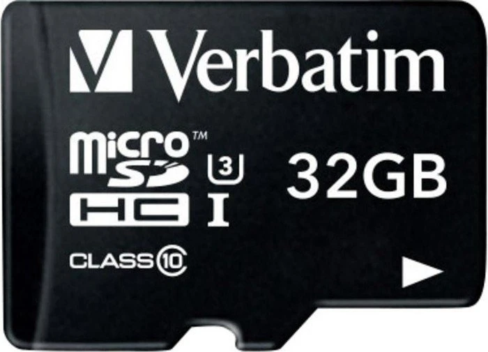 VERBATIM Pro microSDHC 32 GB UHS-I V30 U3 + SD-Adapter