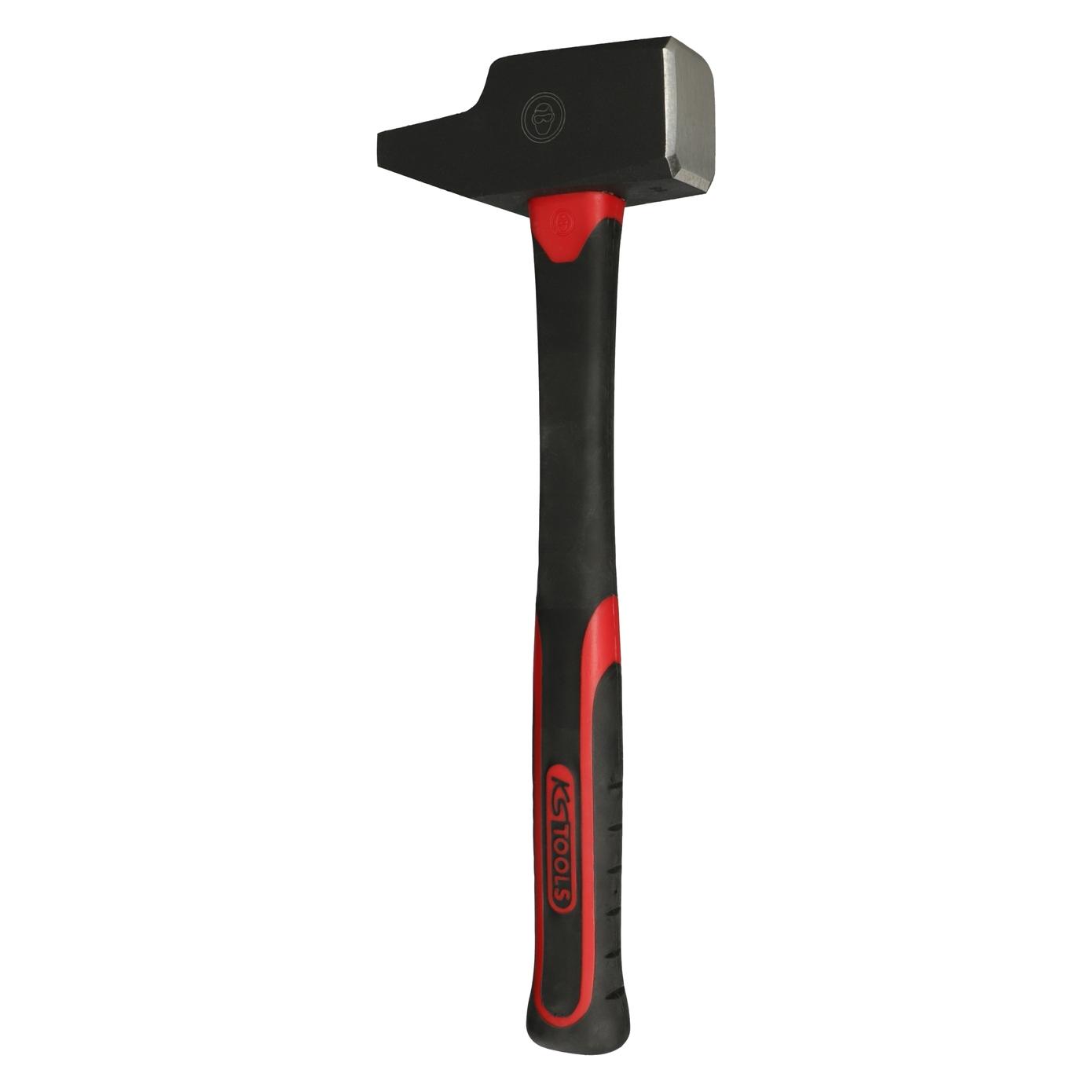 KS Tools Niethammer mit Griff aus drei Materialien, 2,0 kg (2500 g) (142.1201)