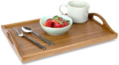 PRiME "Teak Serving Tray - 18-3/4"" L x 12-1/4"" W x 1-7/8"" H"
