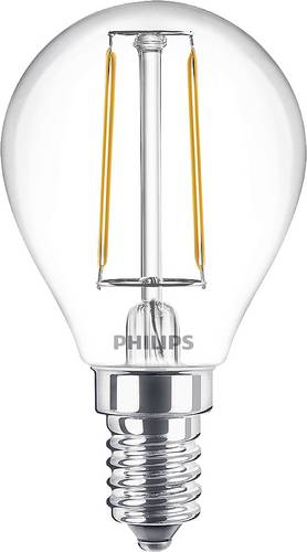Philips LED 77755500 LED EEK E (A - G) E14 Tropfenform 2W = 25W Warmweiß (Ø x L) 4.5cm x 8cm 1St.