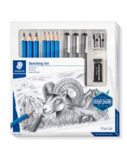 STAEDTLER 100 Multi Blau Grau 7 Stücke Drawing pencil 7 pcs 3 liners (61 100)