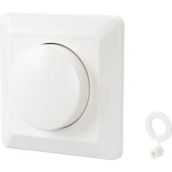 Sygonix SY-4697886 Drehdimmer, Universal-Dimmer Geeignet für Leuchtmittel: Halogenlampe, LED-Lampe, Glühlampe