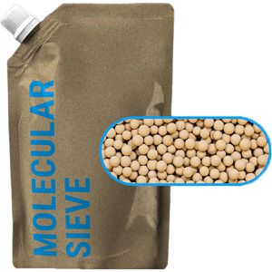 Giebel Molekularsieb Körnung 1,6-2,5 mm, regenerierbar, Typ 4A, zur Adsorption & Trocknung, 1 kg