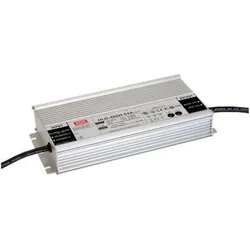 MeanWell SWITCHING POWER SUPPLY - SINGLE OUTPUT - 480 W - 24 V (480 W), PC Netzteil, Schwarz, Grau