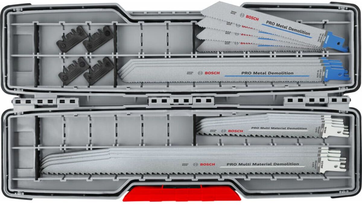 Bosch PRO Tough Box Demolition Säbelsägeblatt Set, 16-tlg. (2607011822)