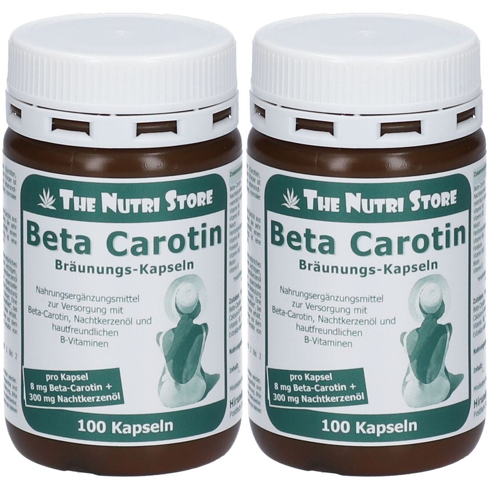 Beta Carotin 8 mg Bräunungskapseln 2x 2x100 St Kapseln