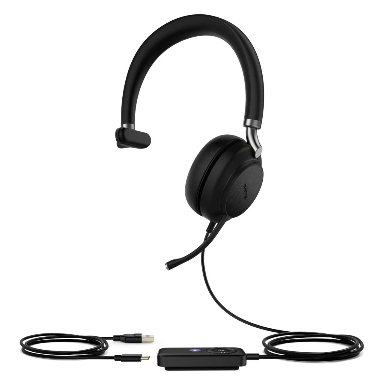 Yealink UH 38 (Kabelgebunden, Kabellos, USB-C, Microsoft Teams) (UH38 Mono Teams-W/O BAT)