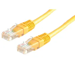 VALUE Patchkabel Cat.6 (Class E) UTP, gelb, 2 m