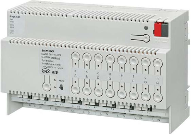 Siemens Actionneur de commutation N 567/22 16x230VAC 10A 5WG1567-1AB22 (5WG15671AB22)
