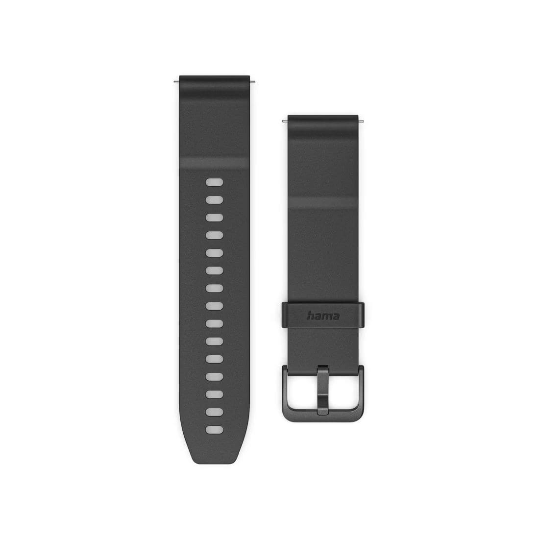 Hama 178657 Armband 20 mm Jede Marke (Schwarz) 00178657