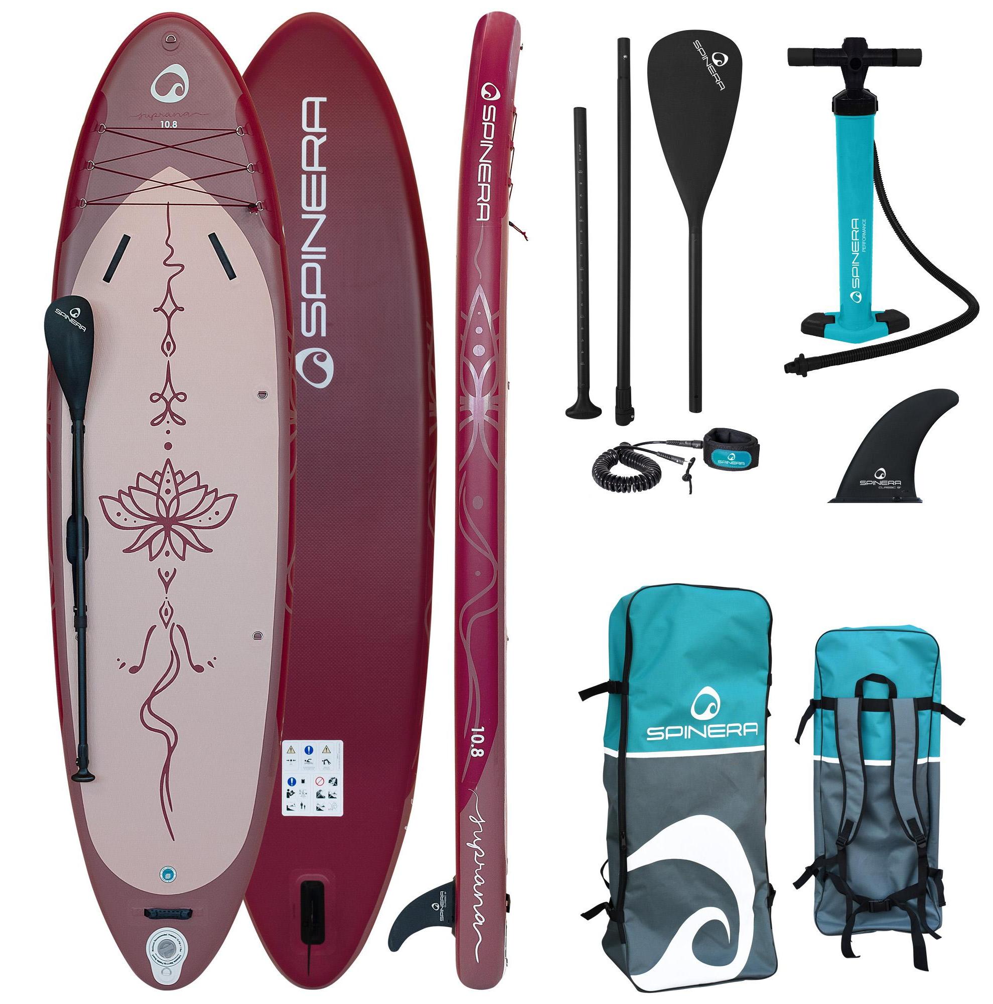 SPINERA Suprana 10.8 SUP Board 325x86x15cm aufblasbar Yoa Fitness Allround Set