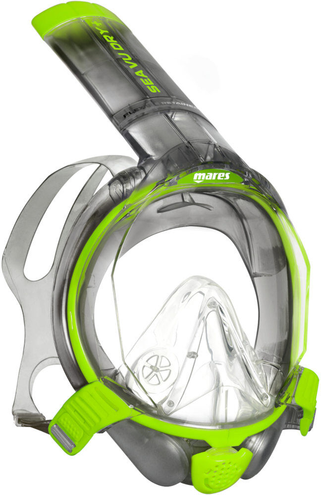 Mares full face mask sea vu dry l/xl gafas snorkel Verde (L)