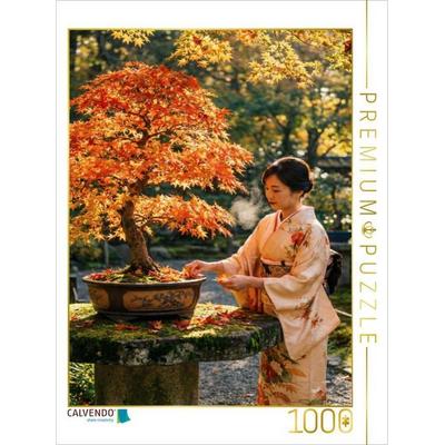 CALVENDO Puzzle Bonsai: Japanischer Ahorn (Acer palmatum) | 1000 Teile Lege-Größe 64x48cm Foto-Puzzle für glückliche Stunden