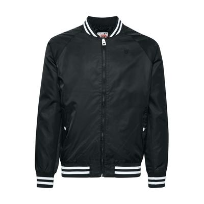 Collegejacke INDICODE "Collegejacke IDKevin", Herren, Gr. L, schwarz, Obermaterial: 100% Polyester PES., regular fit normal, Jacken Collegejacke