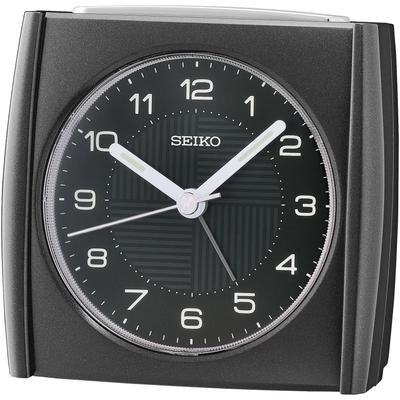 Quarzwecker SEIKO, schwarz, Wecker, Wecker, Beleuchtung, Piepalarm, Schlafzimmer, Leuchtzeiger