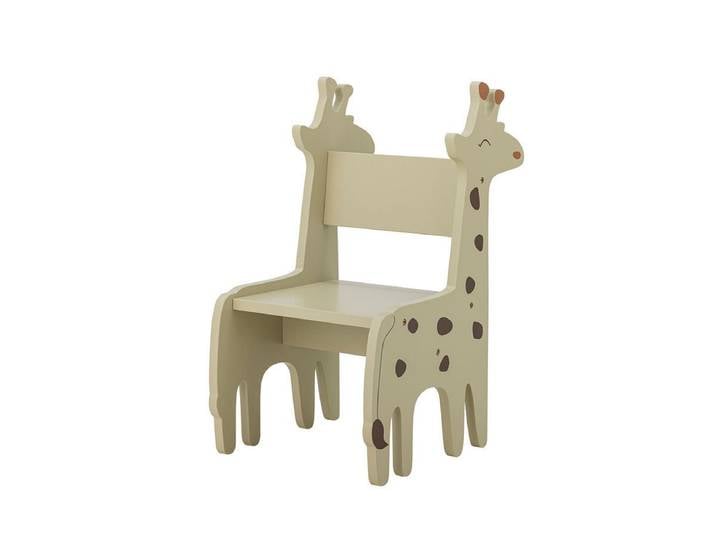 Kinderstuhl „Gigi“ – FSC®-zertifiziertes MDF in Natur- & Grautönen - Naturton - Luxusbetten24