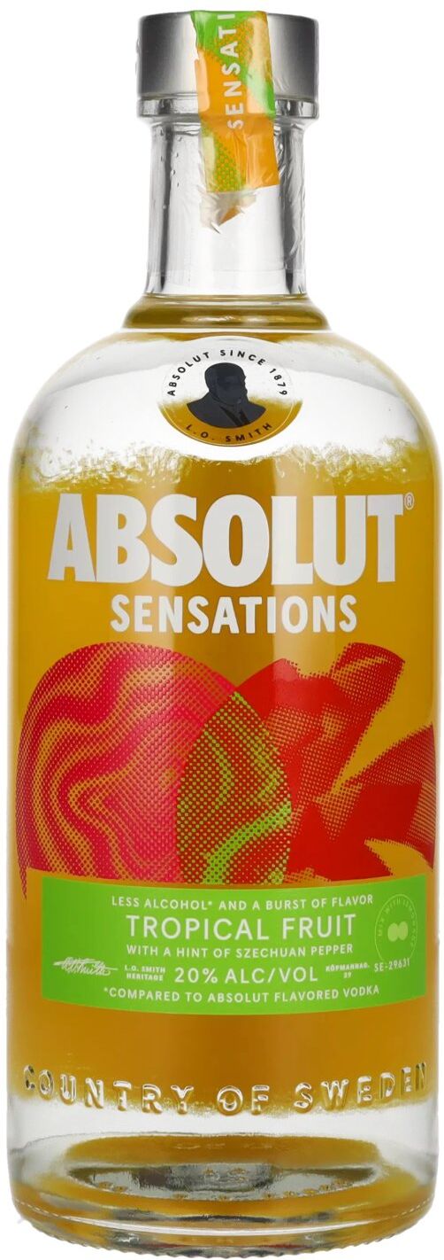 Absolut Vodka Absolut Sensations TROPICAL FRUIT Flavored Vodka 20% Vol. 0,7l