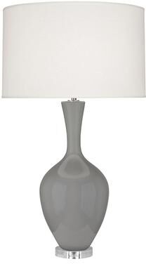 Evelyn Table Lamp - Gray - Ballard Designs