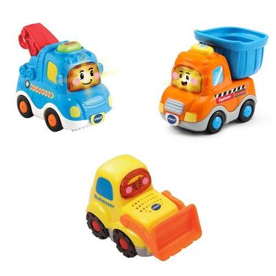 Tut Tut Baby Flitzer - 3er Set Baustellenfahrzeuge (Abschleppfahrz., Kipplaster