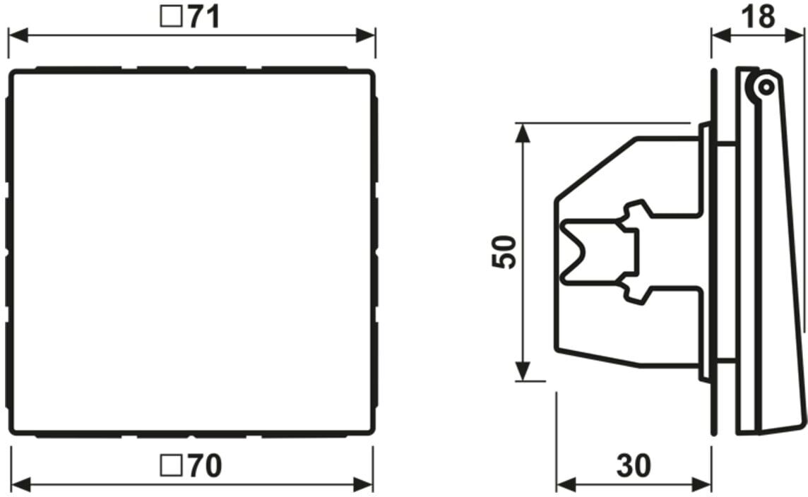 Jung SCHUKO-Steckdose 16 A 250V m.Klappdeckel bruchs LS 1520 BFKL WW (LS1520BFKLWW)