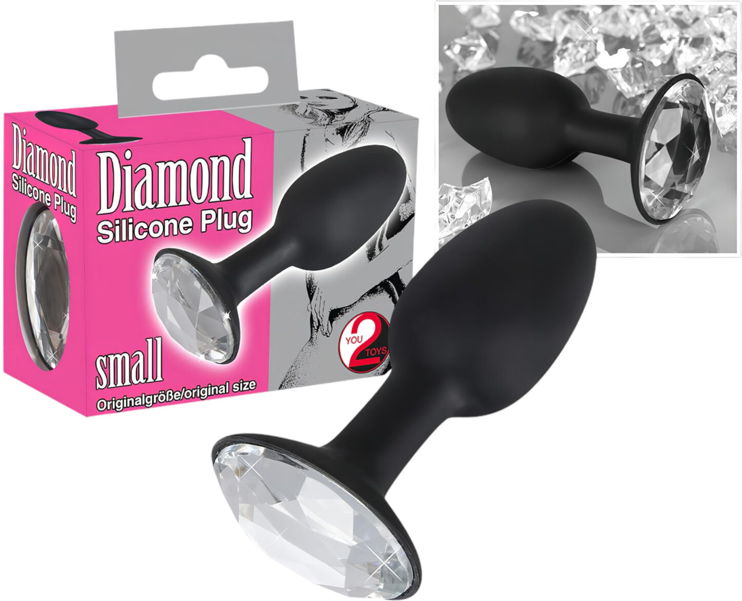 You2toys - Diamond - Silikone Anal Plug (Lille)
