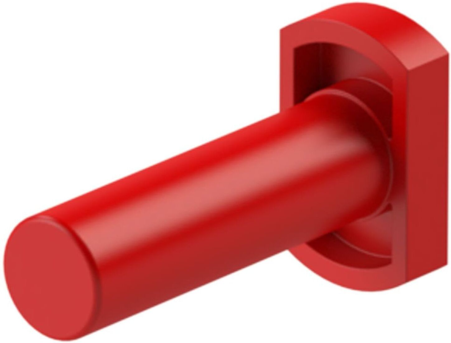 Riegler Verschlussstopfen POM, Stutzen 5 mm, Farbe rot (79.005)