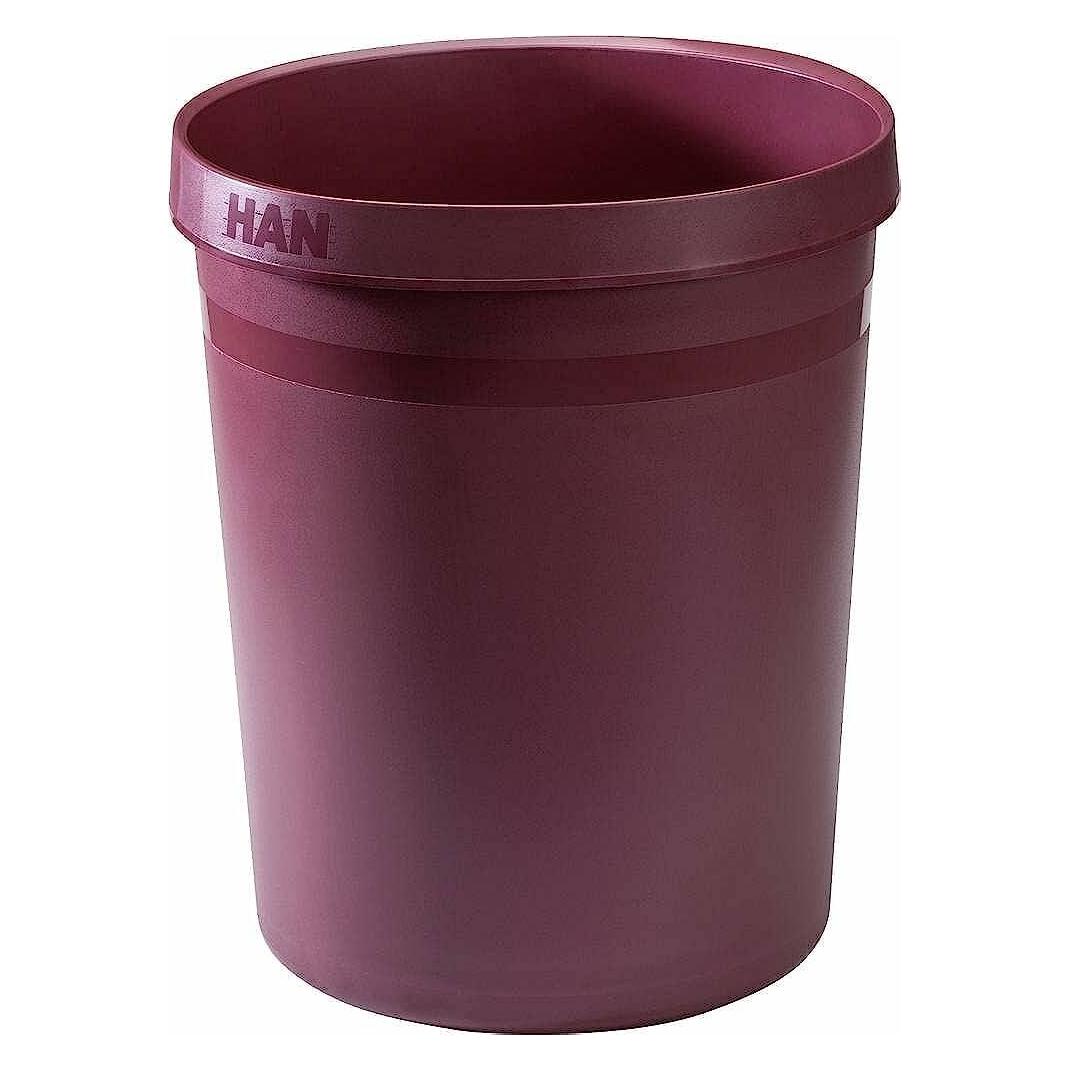 Han Papierkorb GRIP KARMA, 18 Liter, rund, 80-100% Recyclingmaterial, öko (18 l) (18198-17)