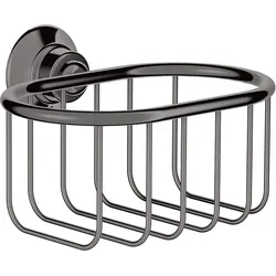 hansgrohe  AXOR Montreux Seifenkorb, 42065330, Farbe: Polished Black Chrome