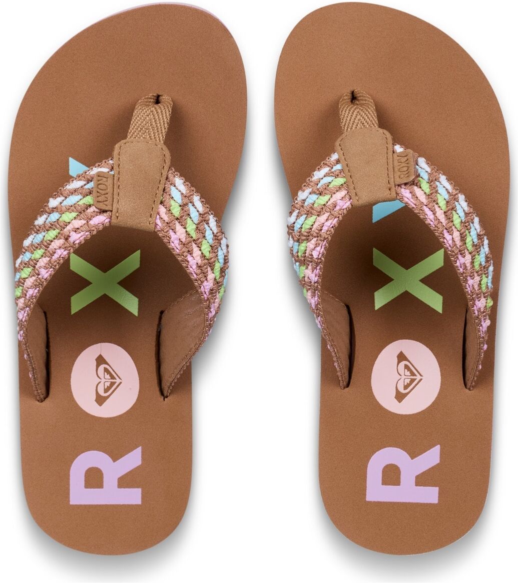 Sandale ROXY "Rg Chika Hi", Jungen, Gr. 35, bunt (multi 2), Obermaterial: 90% Textilmaterial, 10% Synthetik. Futter: 100% synthetisches Pu, Laufsohle: 100% Eva., Schuhe Sandale