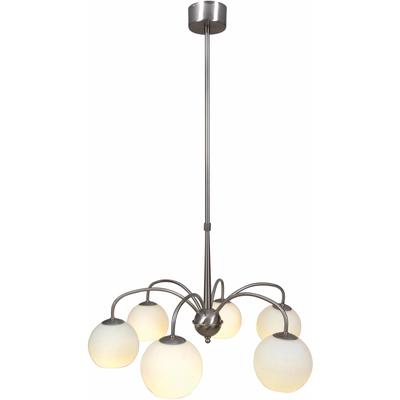 NÄVE Pendelleuchte "CROWN", bunt (silberfarben, weiß), 6, Ø 13cm H: 100cm, Leuchten, Hängeleuchte, Hängelampe, Pendelleuchte