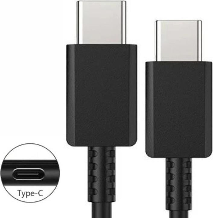 T-ProTek USB-C naar USB-C datakabel en oplaadkabel voor Samsung Galaxy C5 Pro C7 Pro, Zwart