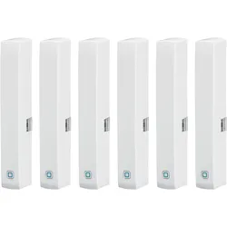 Homematic IP, Einbruchschutz + Alarmanlage, 157857A0, Fenster- und Türkontakt, optisch, 6 Stück