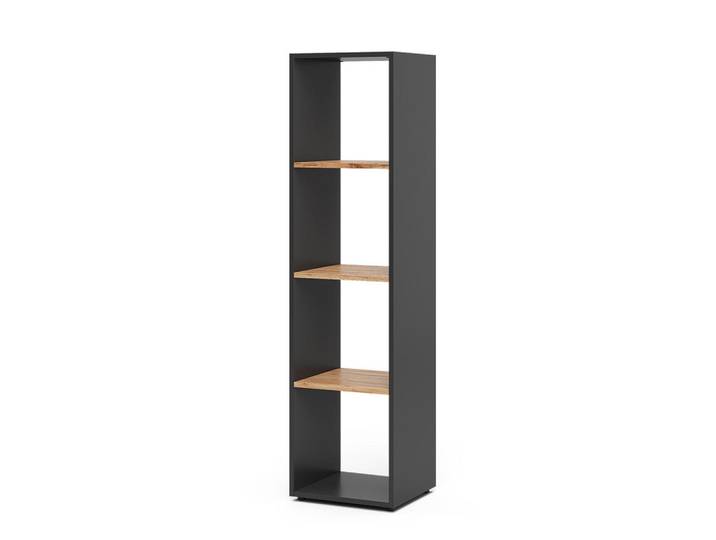 Vicco Raumteiler Ludus Anthrazit/Goldkraft Eiche 36.8 x 144.9 cm, Anthrazit, Eichefarben, Holzwerkstoff, Rechteckig, 36.8x144.9x33.8 cm, Wohnzimmer, Raumteiler & Paravents, Raumteiler