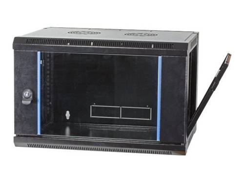EFB-Elektronik - Gehäuse - geeignet für Wandmontage - Jet Black, RAL 9005 - 48.3cm (19)