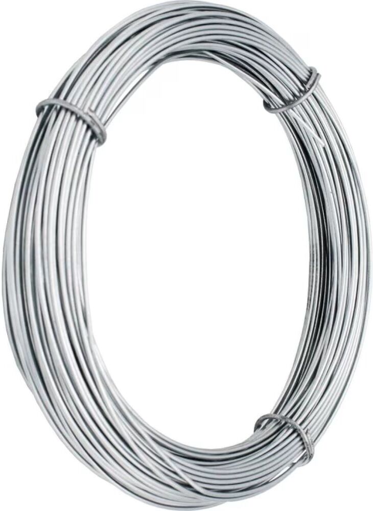 Rollo De Alambre Multiusos Galvanizado Wurko Gris F-025036 Talla Única Unisex
