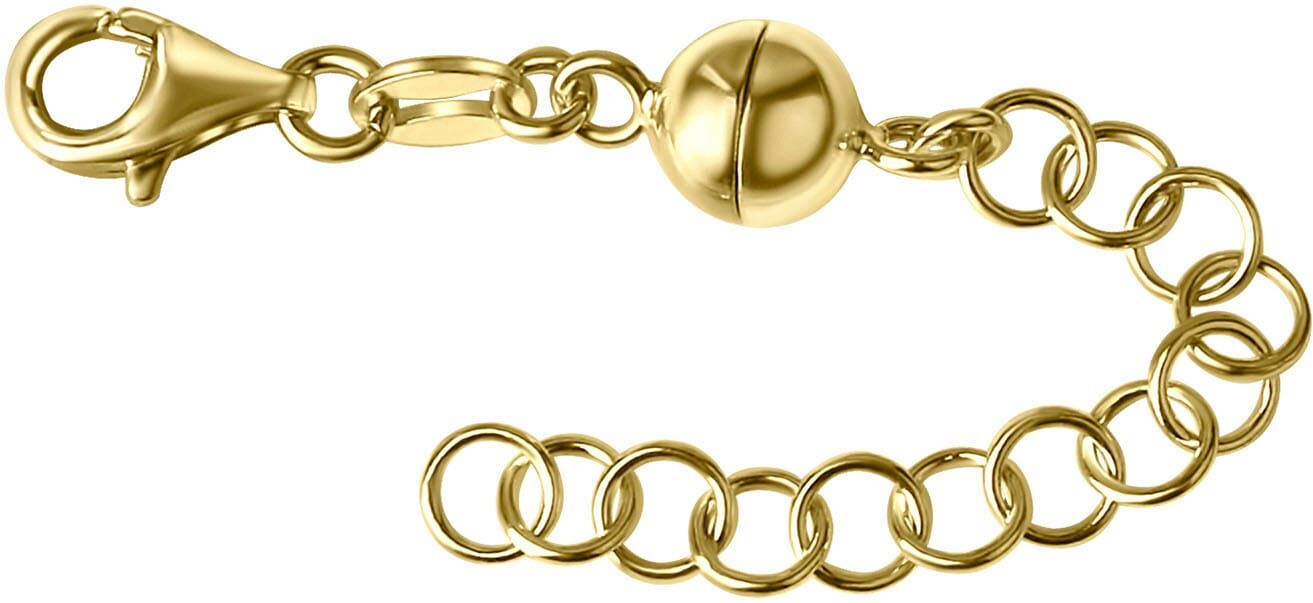 Kettenverlängerung FIRETTI "Schmuck Geschenk, Verlängerung für Halskette, Silber 925", gold (gelbgoldfarben), Schmuck-Wechselteile, DamenB:6mm L:7cm, Silber, B:6mm L:7cm