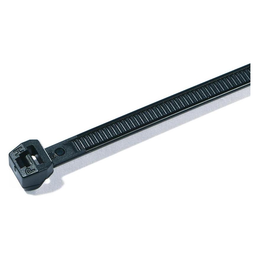 HellermannTyton Kabelbinder 4,6x260mm schwarz (Klettkabelbinder, 245 mm, 100 Stk.) (118-00018)