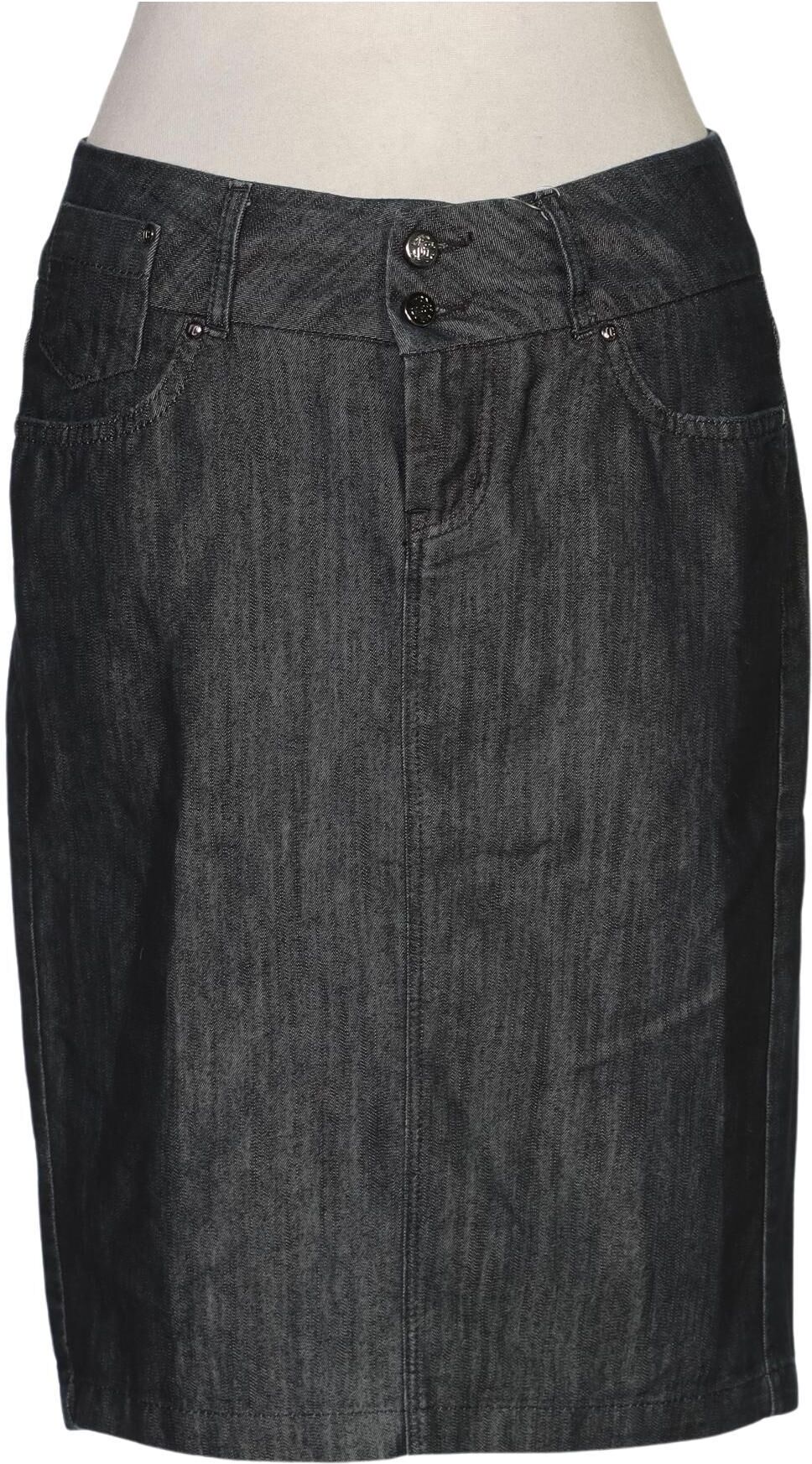 Roberto Cavalli Damen Rock, Marineblau, Gr. W26, Baumwolle / Synthetik - Second Hand